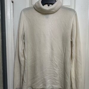 Josephine Chaus Cream Cowl Neck Sweater